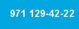 971 129-42-22 971 129-42-22